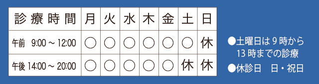 診療カレンダー